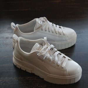 Puma Mayze Classic White Sneaker Women size US 8.5